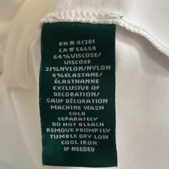 NWT Lauren Ralph Lauren Sleeveless Tunic with Side Lacing and Slit Size S - Picture 6 of 7